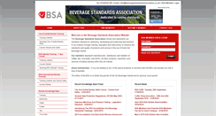 Desktop Screenshot of beveragestandardsassociation.co.uk